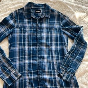 Women’s Hudson Jeans plaid button up